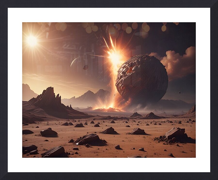 Cosmic Realms 5 Picture Frame print