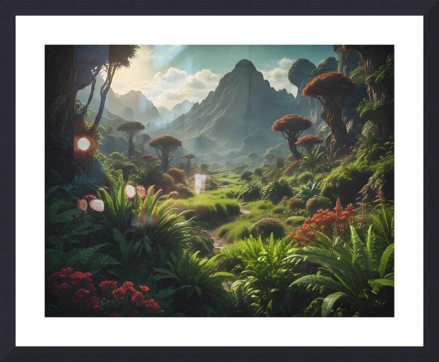 Cosmic Realms 9 Picture Frame print