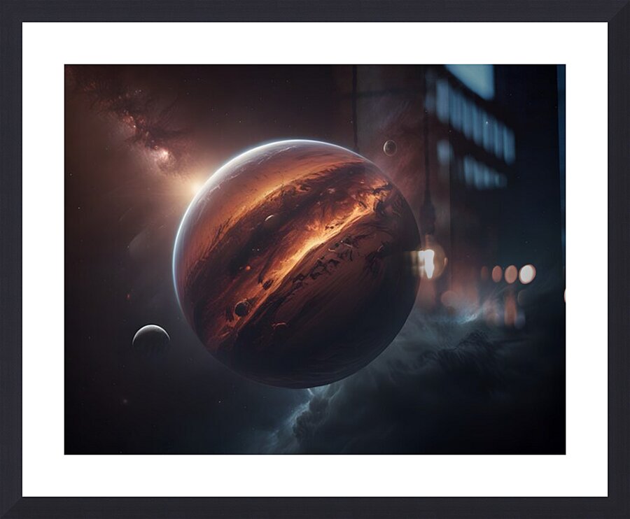 Cosmic Realms 12 Picture Frame print