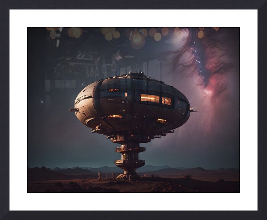 Cosmic Realms 35 Picture Frame print