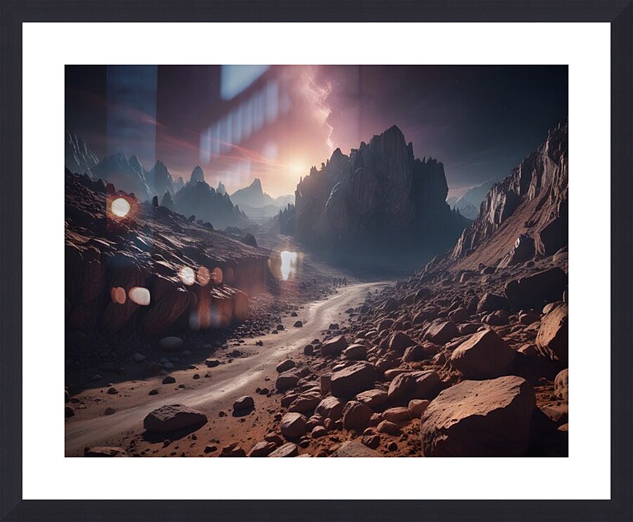 Cosmic Realms 56 Picture Frame print