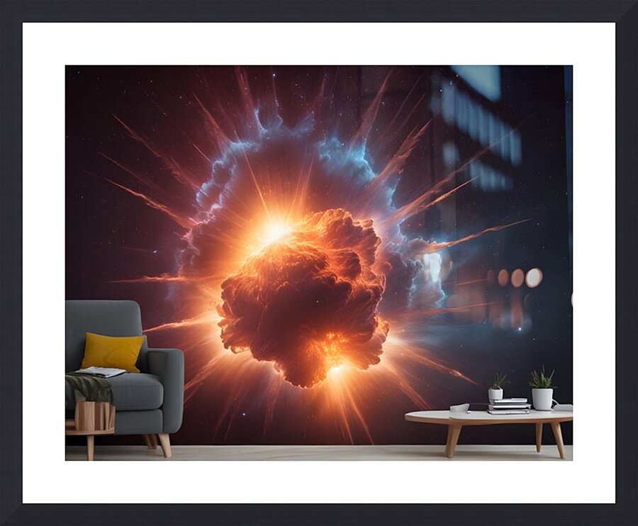 Cosmic Realms 5 Picture Frame print