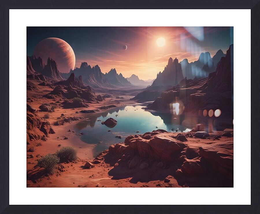 Cosmic Realms 8 Picture Frame print