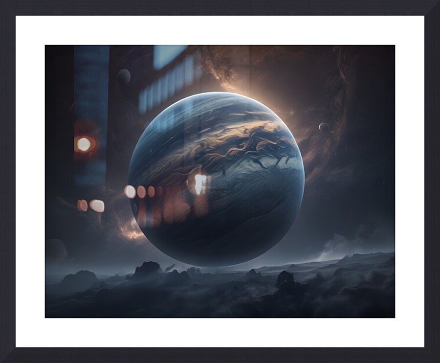 Cosmic Realms 11 Picture Frame print