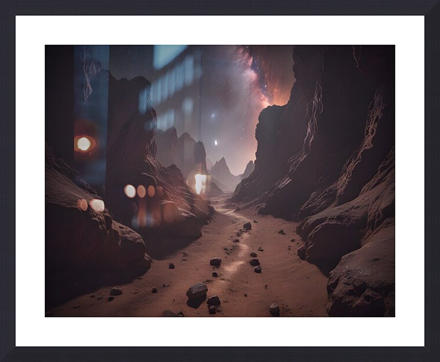 Cosmic Realms 17 Picture Frame print