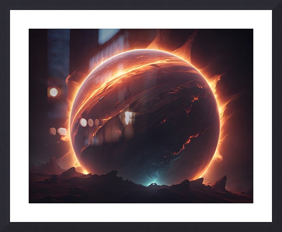 Cosmic Realms 29 Picture Frame print