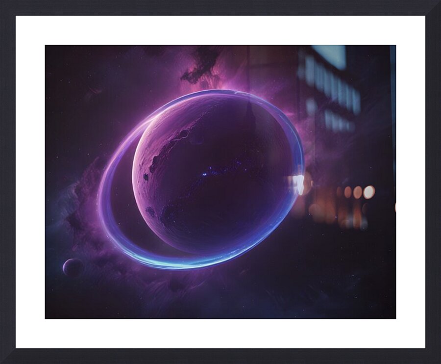 Cosmic Realms 45 Picture Frame print
