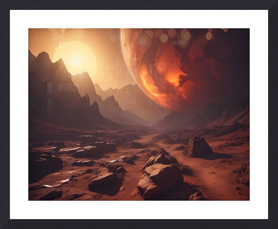 Cosmic Realms 52 Picture Frame print