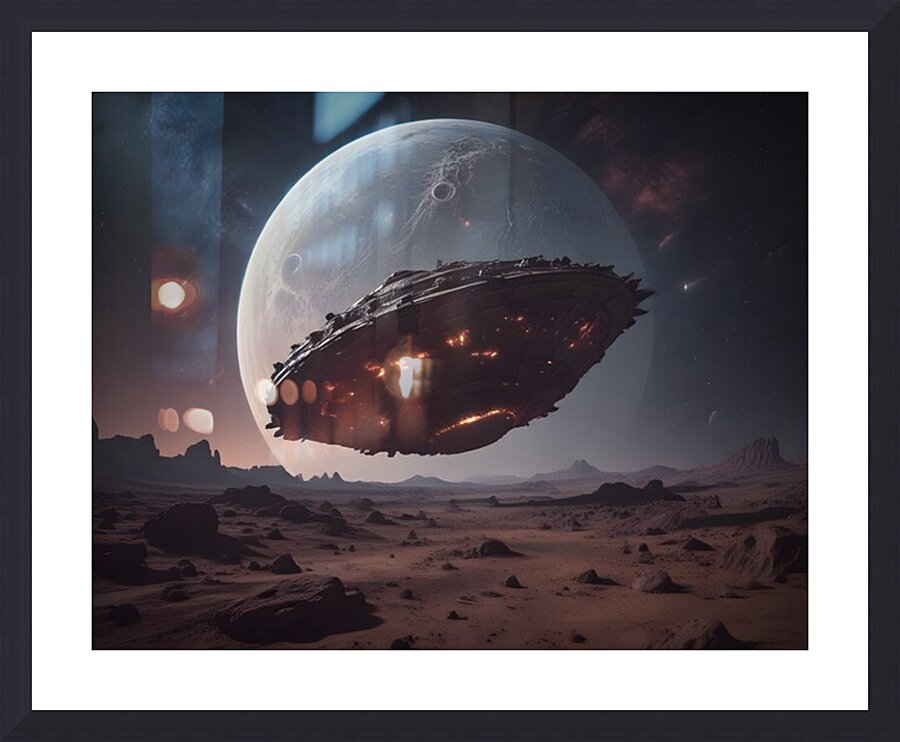 Cosmic Realms 56 Picture Frame print