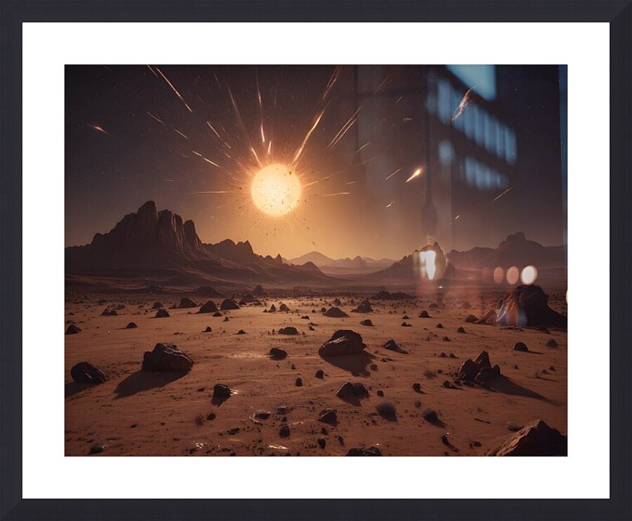 Cosmic Realms 58 Picture Frame print