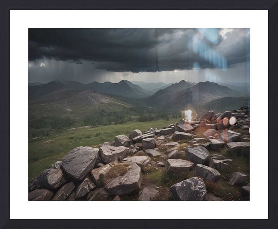 Mountain Landscape Wall Art Print 57 Picture Frame print