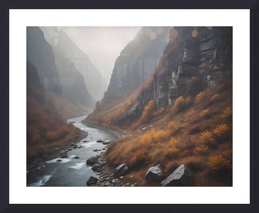 Mountain Landscape Wall Art Print 63 Picture Frame print