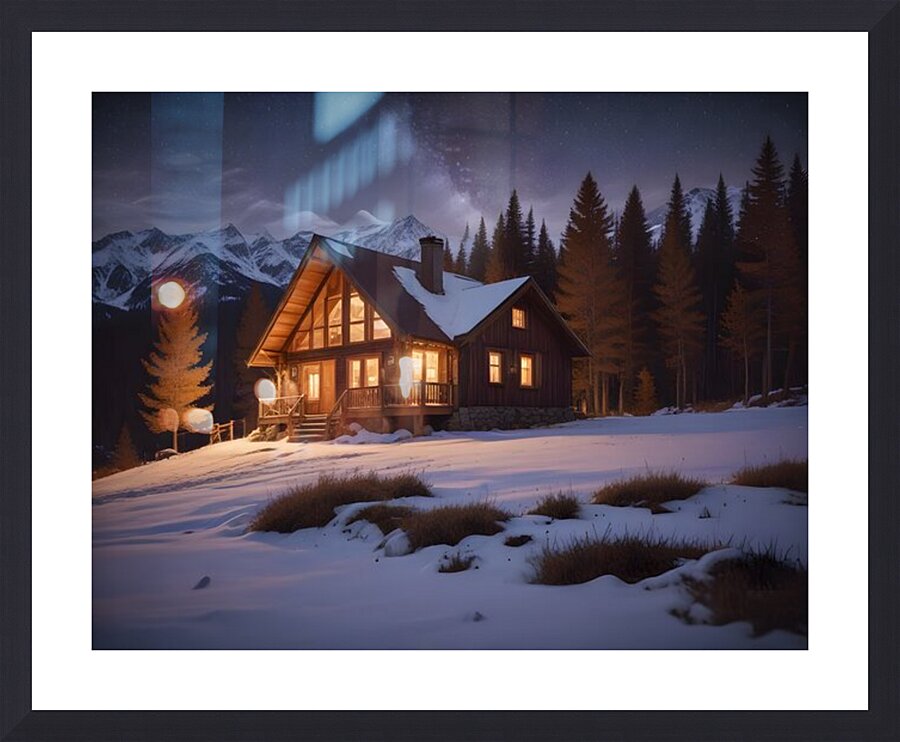 Mountain Landscape Wall Art Print 19 Picture Frame print