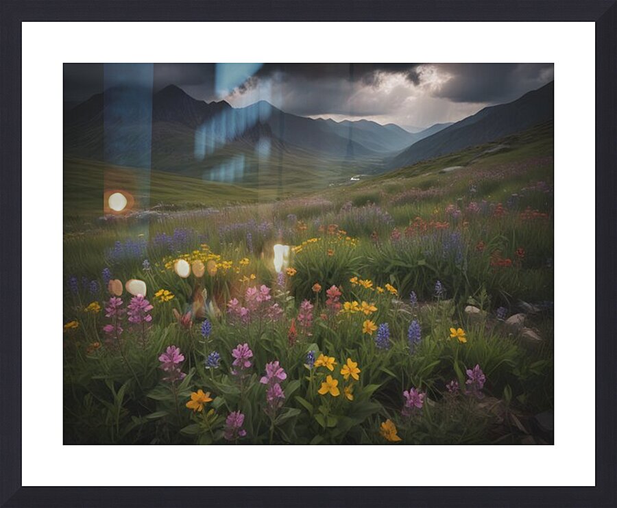 Mountain Landscape Wall Art Print 36 Picture Frame print