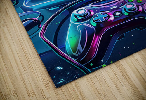 Neon gaming 8 Aura Gallery puzzle