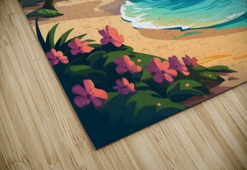 Beach Scenery Illustration 21 Nora studio puzzle