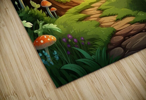 Forest Landscape Illustration 17 Nora studio puzzle