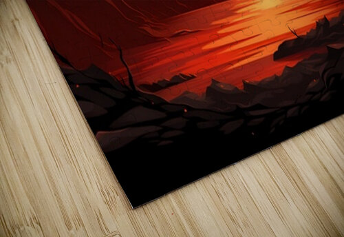 Lava Landscape Illustration 21 Nora studio puzzle