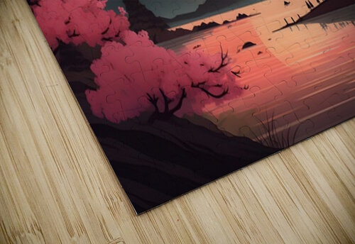 Sunset Landscape 56 Nora studio puzzle