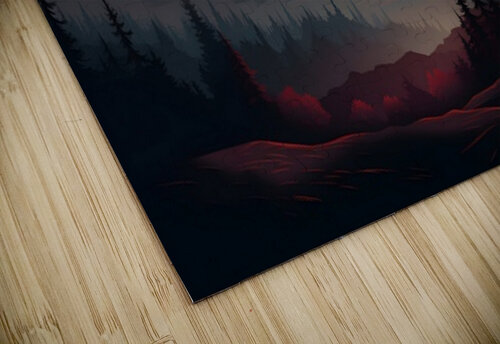 Sunset Landscape 23 Nora studio puzzle
