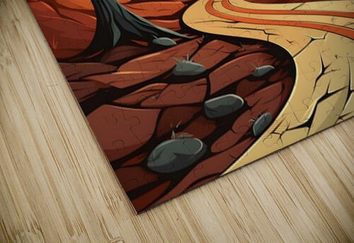Sunset Landscape 37 Nora studio puzzle