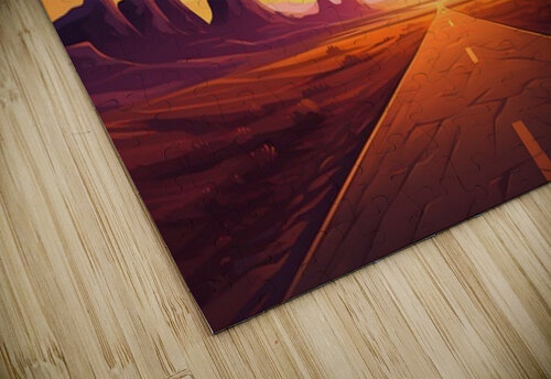 Sunset Landscape 47 Nora studio puzzle