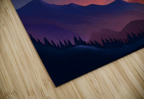 Sunset Landscape 16 Nora studio puzzle