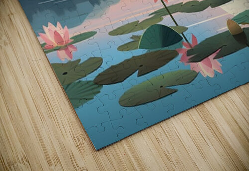 Sunset Landscape 88 Nora studio puzzle