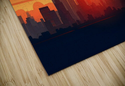 Sunset Landscape 86 Nora studio puzzle