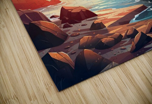 Sunset Landscape 90 Nora studio puzzle