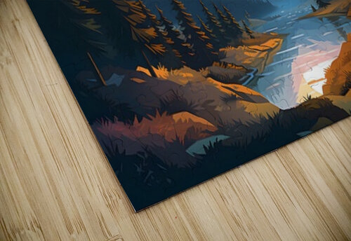 Mountain Landscape 25 Nora studio puzzle