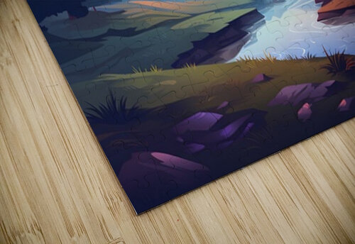Mountain Landscape 12 Nora studio puzzle