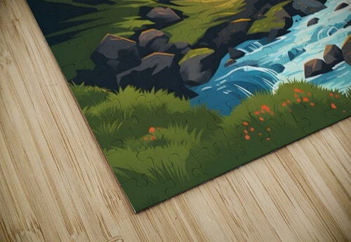 Mountain Landscape 63 Nora studio puzzle