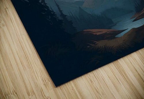 Mountain Landscape 41 Nora studio puzzle