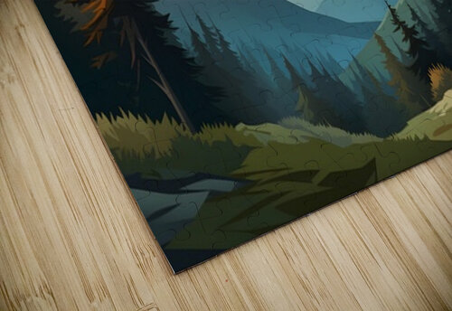 Mountain Landscape 14 Nora studio puzzle