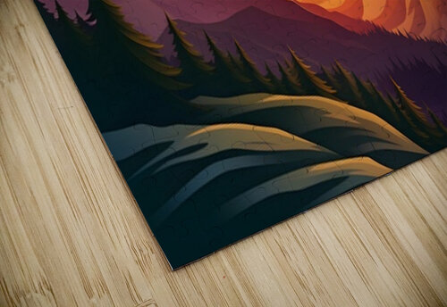 Mountain Landscape 16 Nora studio puzzle