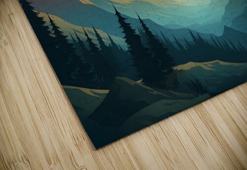 Mountain Landscape 39 Nora studio puzzle