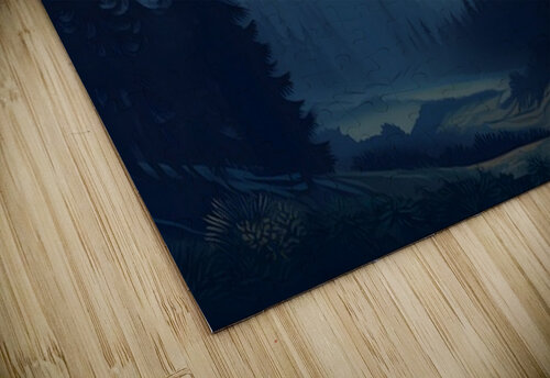 Mountain Landscape 37 Nora studio puzzle
