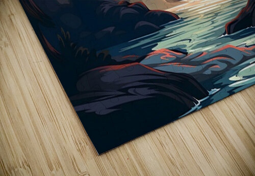 Waterfall Landscape 34 Nora studio puzzle