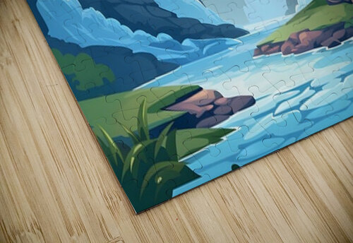 Waterfall Landscape 29 Nora studio puzzle
