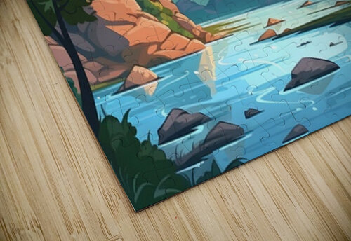 Waterfall Landscape 11 Nora studio puzzle