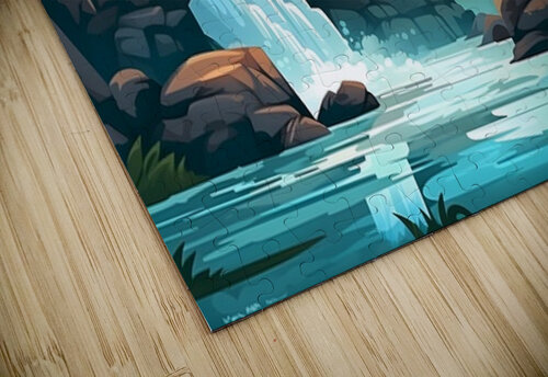 Waterfall Landscape 5 Nora studio puzzle
