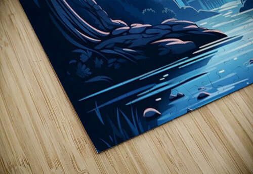 Waterfall Landscape 50 Nora studio puzzle