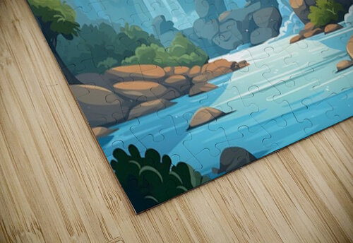 Waterfall Landscape 28 Nora studio puzzle