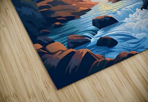 Waterfall Landscape 6 Nora studio puzzle