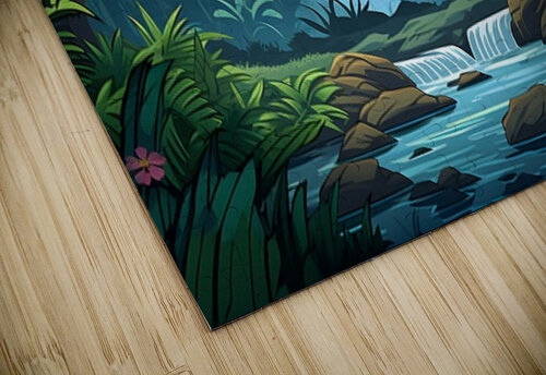 Waterfall Landscape 45 Nora studio puzzle