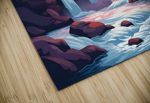 Waterfall Landscape 3 Nora studio puzzle