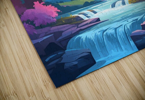 Waterfall Landscape 12 Nora studio puzzle