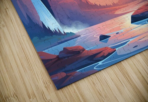 Waterfall Landscape 8 Nora studio puzzle