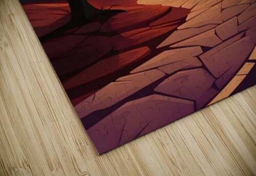 Sunset Landscape 69 Nora studio puzzle